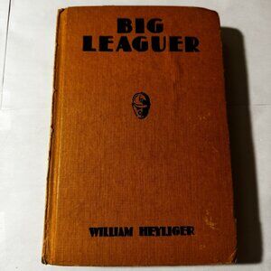 RARE hardcover book The Big Leaguer by William Heyliger 1936 antiquarian history